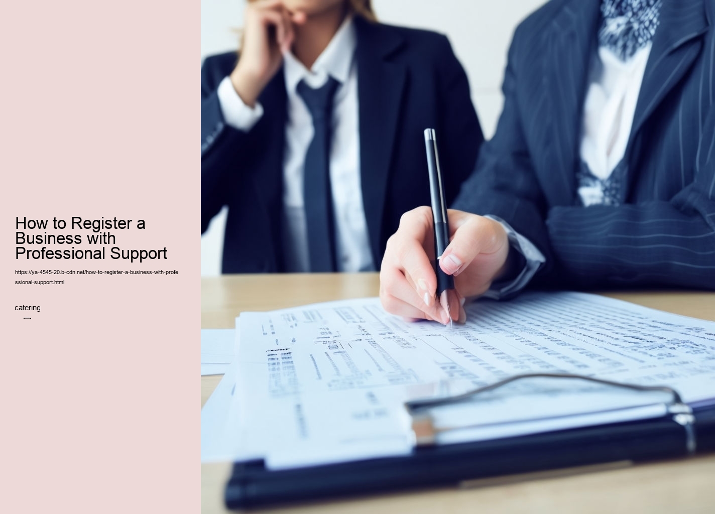 How to Register a Business with Professional Support